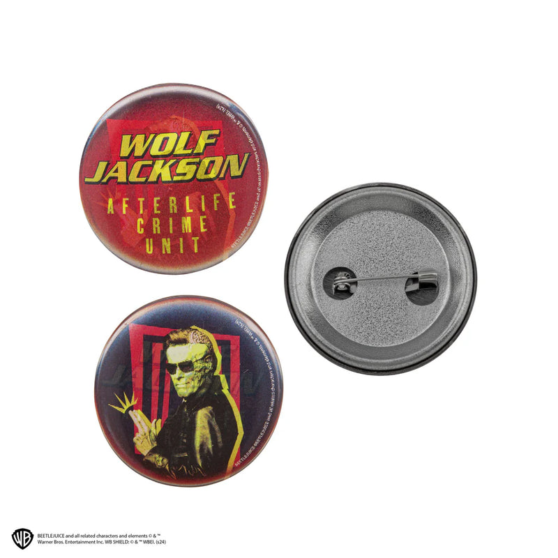 Beetlejuice Lenticular Badge Set of 6