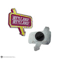 Beetlejuice Enamel Pin Set, rear view