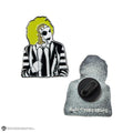 Beetlejuice Beetlejuice and Sandworm Pin Set, close-up detail