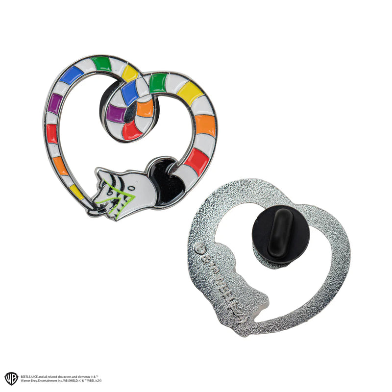 Beetlejuice Beetlejuice and Sandworm Pin Set, rear view