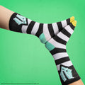 Beetlejuice Socks 3-Pack, close-up detail