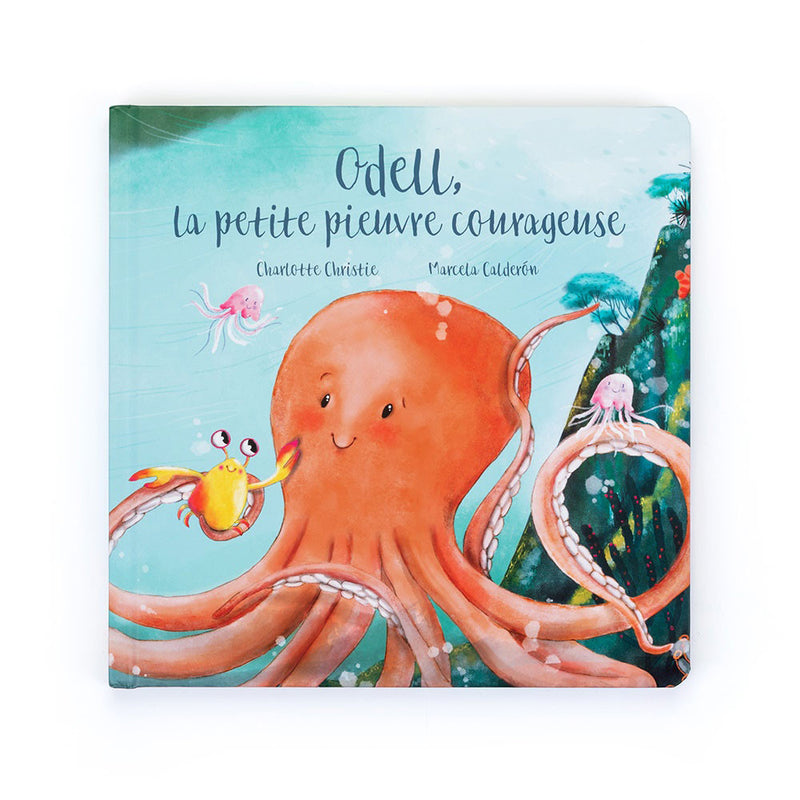 Jellycat Odell, La Petite Pieuvre Courageuse Livre