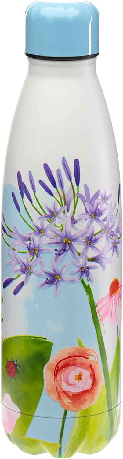 Botanical Cacti Metal Bottle with Handle