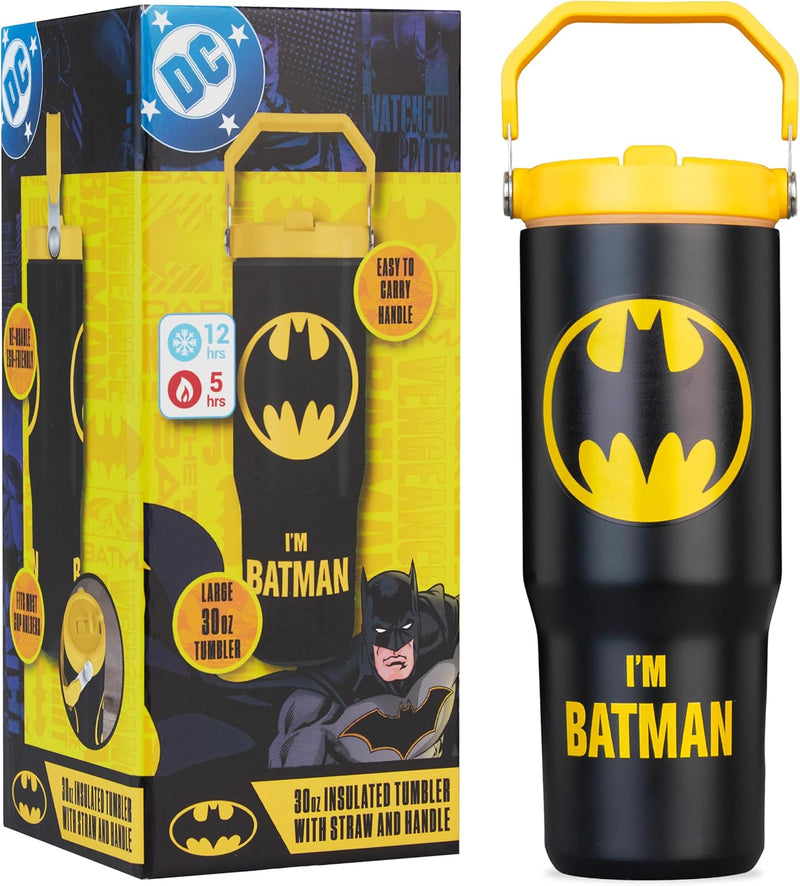 Batman Metallic Insulated Bottle 500ml