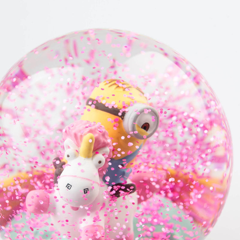 Minions Snow Globe in Hand-Painted Resin and Glass