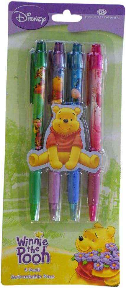 Set of 20 Disney Winnie the Pooh 100th Anniversary Rotating Topper Pens
