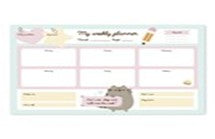 Pusheen A3 Weekly Planner