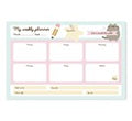 Weekly Planner A4 Pusheen Foodie Blue
