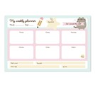 Weekly Planner A4 Pusheen Foodie Blue