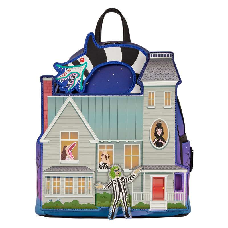 Loungefly - Beetlejuice Deetz House Glow Mini Backpack