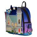 Loungefly - Beetlejuice Deetz House Glow Mini Backpack back view