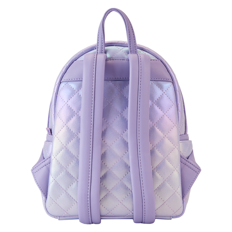 Loungefly BTS Logo Iridescent Purple Mini Backpack
