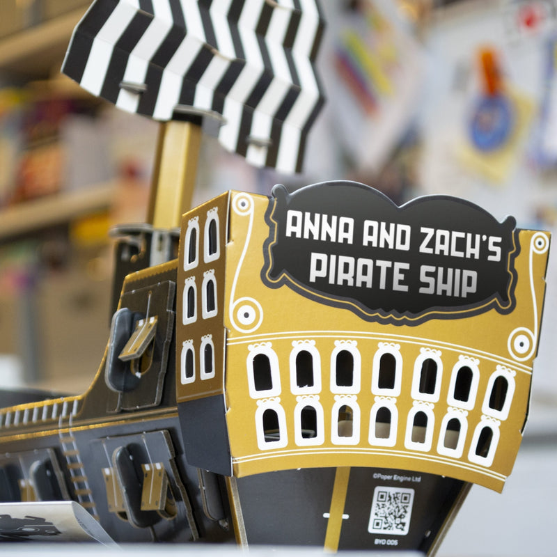 Pirate Ship - Build Your Own, side angle