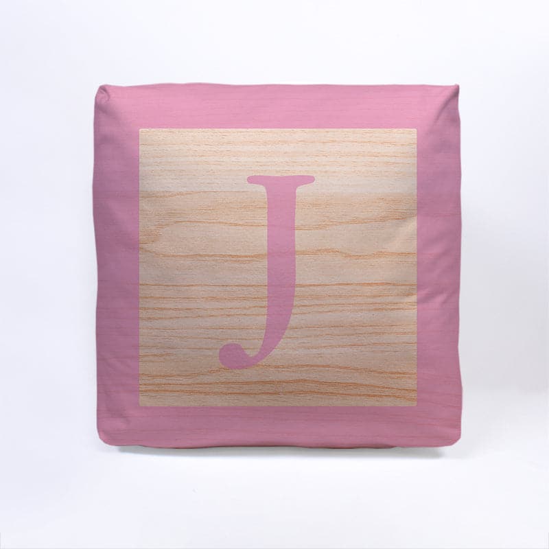 Pink Initial Baby Block Cube Cushion - 10, product detail