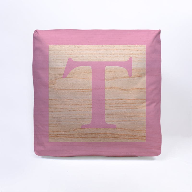 Pink Initial Baby Block Cube Cushion - 10, product detail