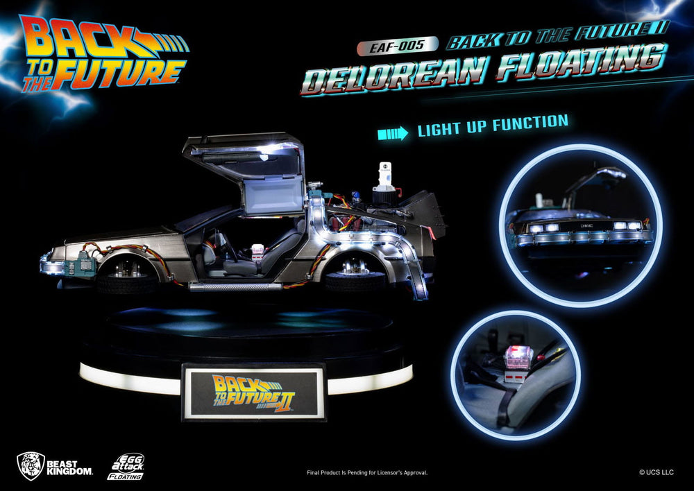 Back to the Future Part II Floating DeLorean - Infinity Collectables  - #tag1#