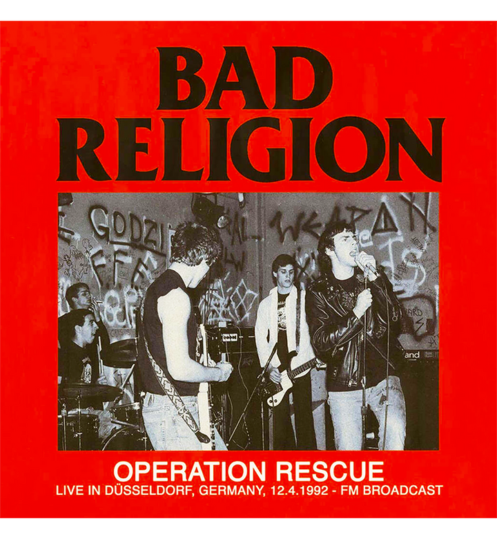 Bad Religion – Operation Rescue: Live in Düsseldorf, 1992 (Limited Edition 12-Inch Album on Red Vinyl)