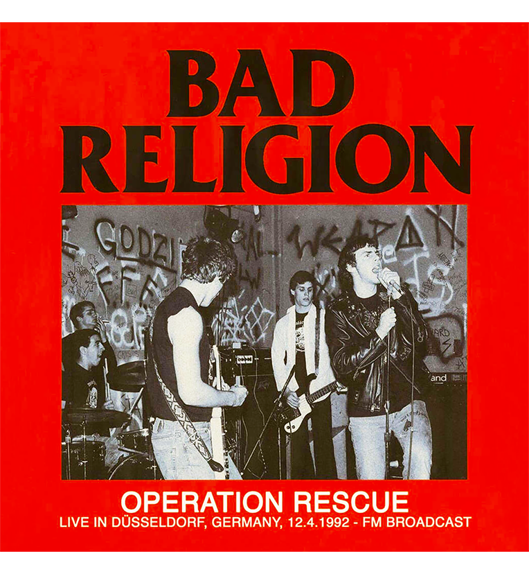 Bad Religion – Operation Rescue: Live in Düsseldorf, 1992 (Limited Edition 12-Inch Album on Red Vinyl), alternate view