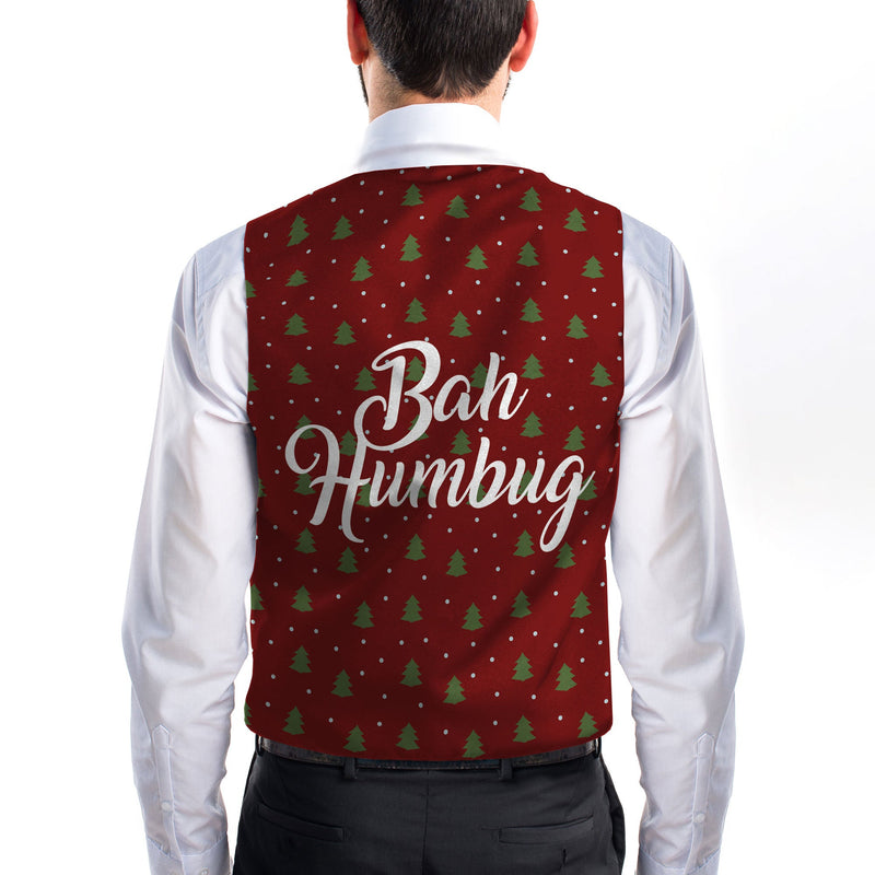 Bah Humbug - Trees - Novelty Costume Fancy Dress Waistcoat ( 4 sizes available ) collectible from https://britishmade.gifts/