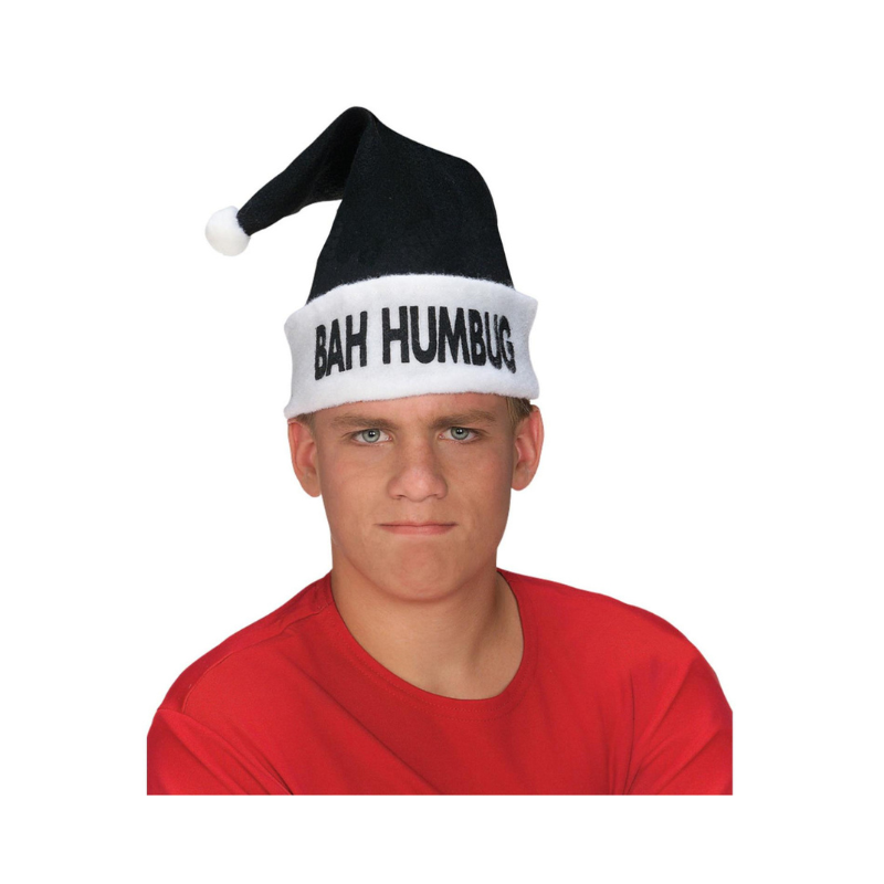 Bah-Humbug Hat With Bobble, alternate view