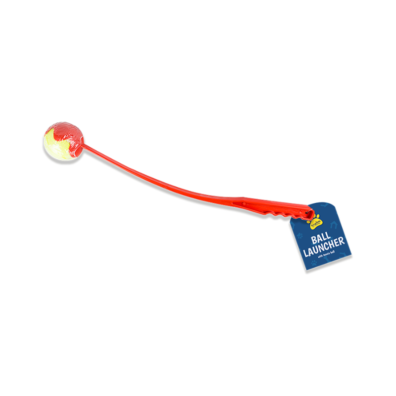 Pet Ball Thrower & Ball Set, side angle