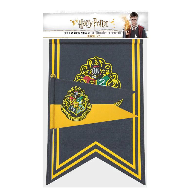 Harry Potter Ravenclaw Wall Banner and Flag Set, rear view