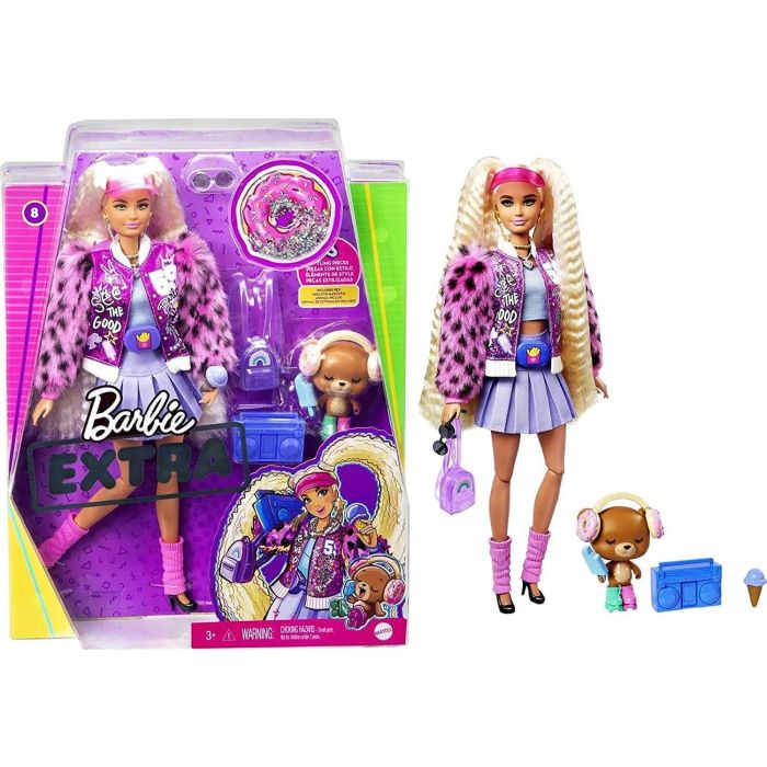 Barbie Extra Blonde Doll with Pigtails & Pet - Infinity Collectables  - #tag1#