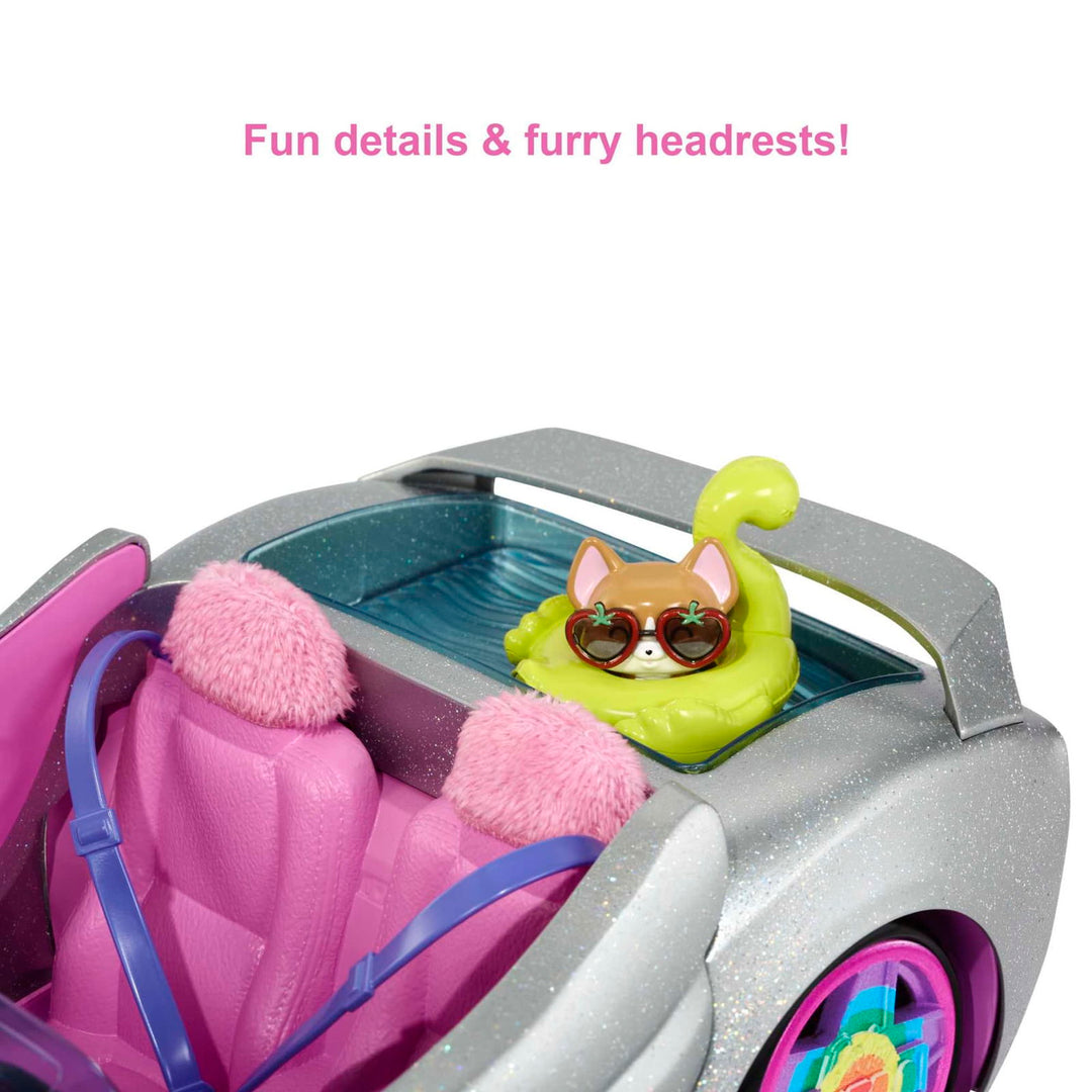 Barbie Extra Vehicle Sparkly 2-Seater Toy Convertible - Infinity Collectables  - #tag1#