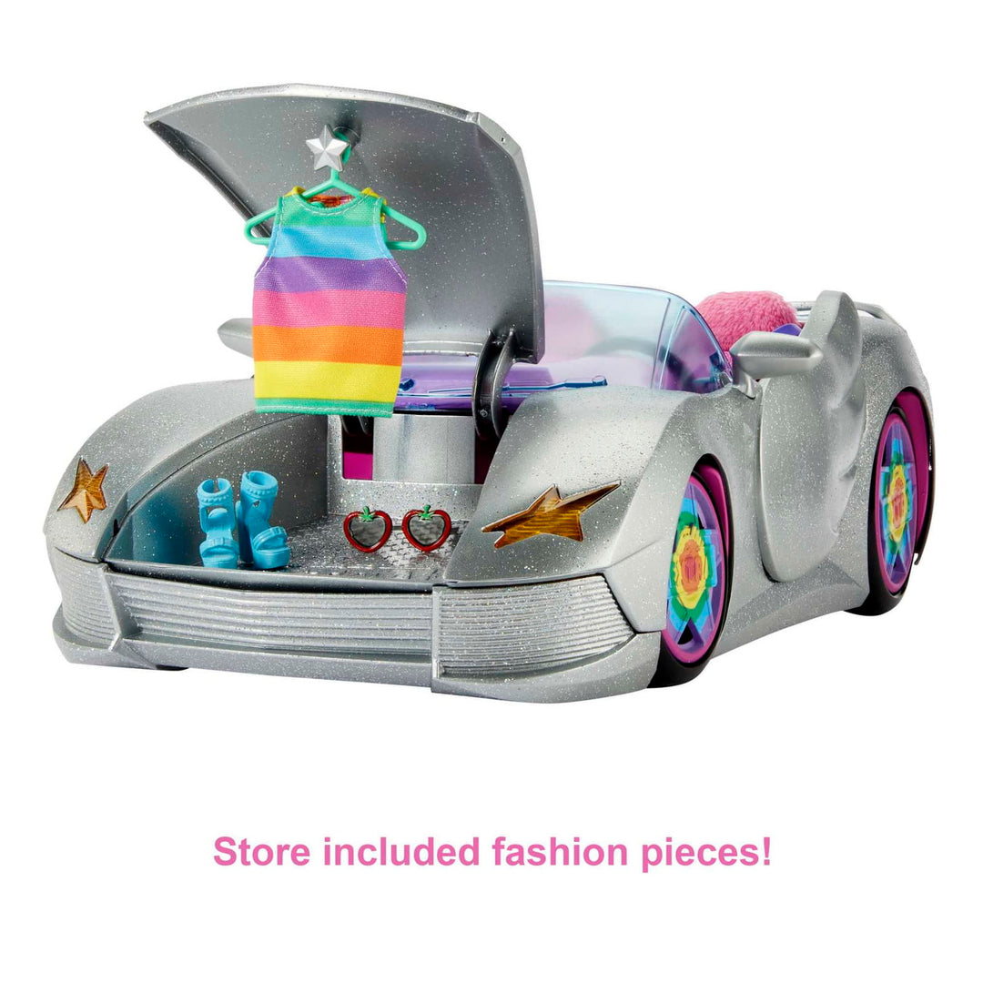 Barbie Extra Vehicle Sparkly 2-Seater Toy Convertible - Infinity Collectables  - #tag1#