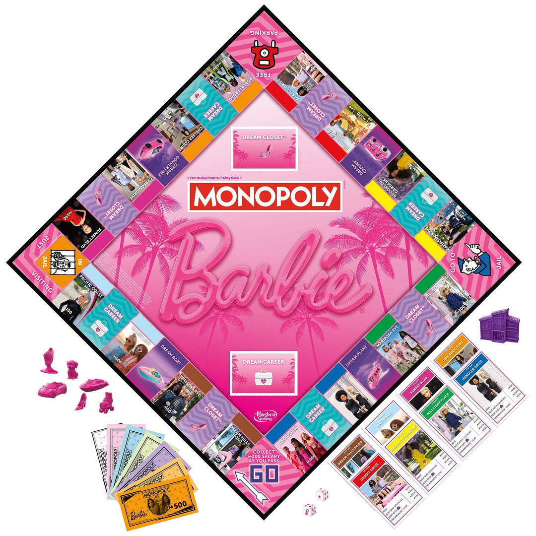 Barbie Monopoly Board Game - Infinity Collectables  - #tag1#