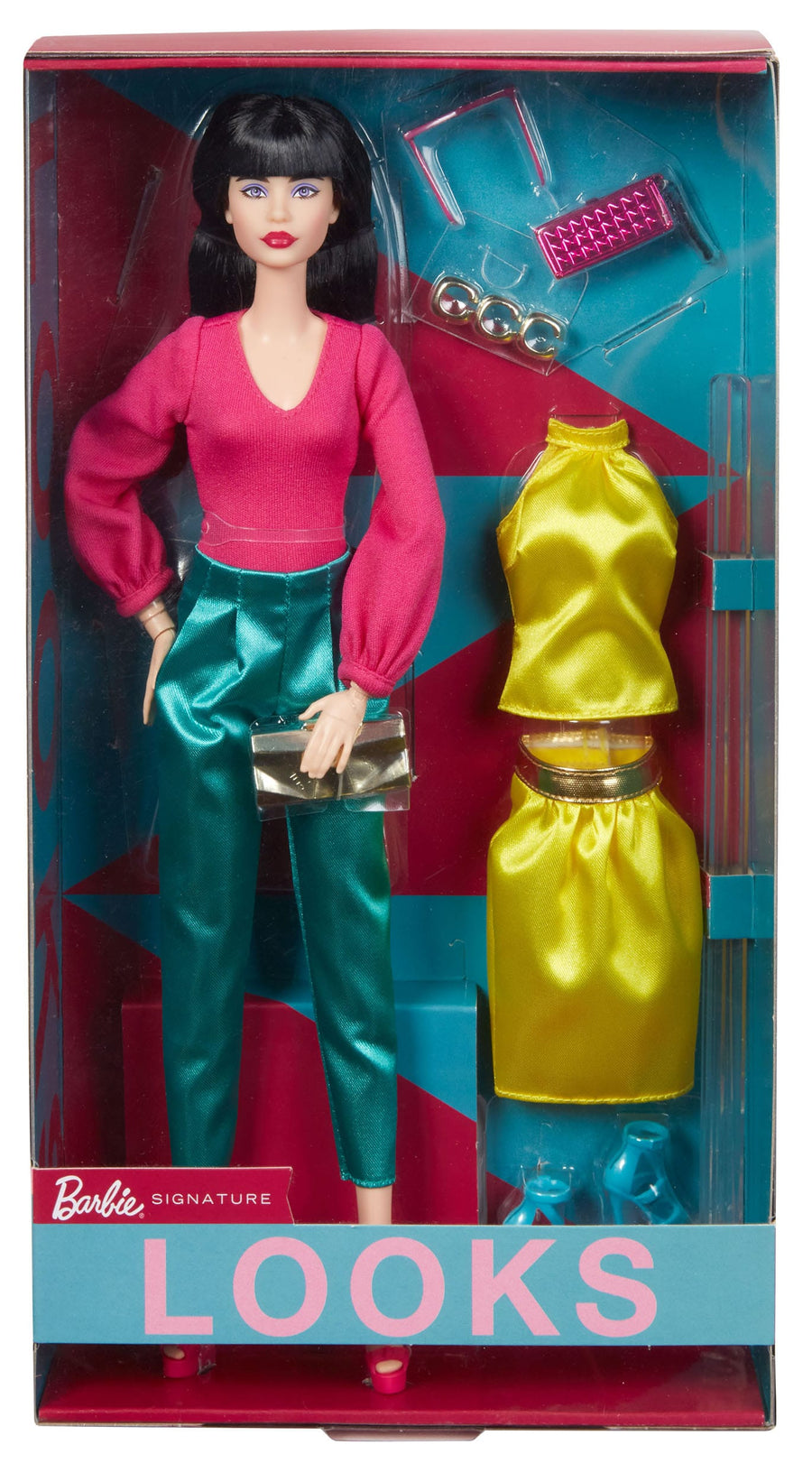 Barbie Signature Barbie Looks Doll With Mix-and-Match Fashions - Infinity Collectables  - #tag1#