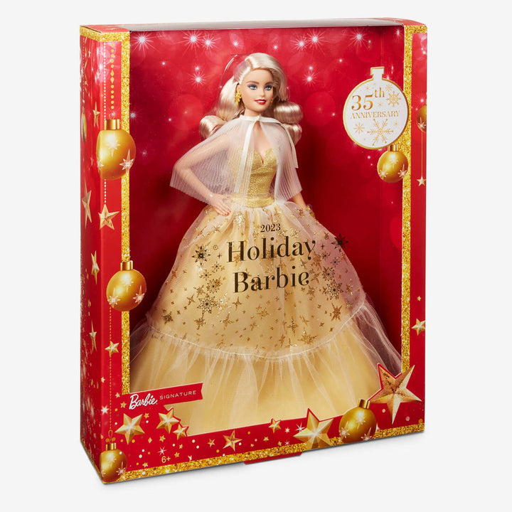 Barbie Signature Doll 35th Anniversary 2023 Holiday Doll Barbie - Infinity Collectables  - #tag1#