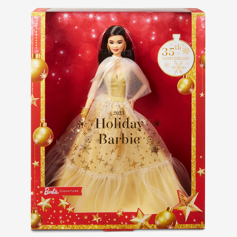 Barbie Signature Doll 35th Anniversary 2023 Holiday Doll Barbie - Infinity Collectables  - #tag1#