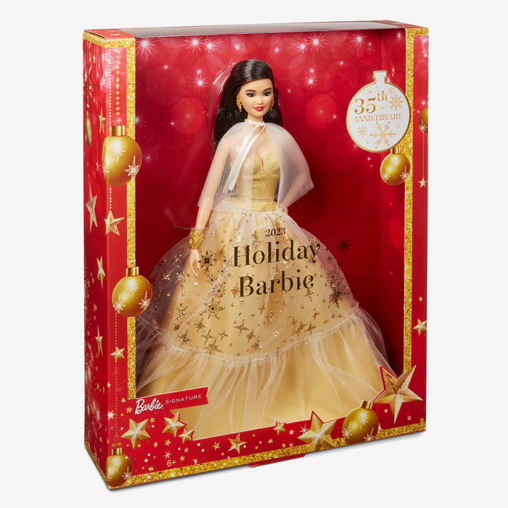 Barbie Signature Doll 35th Anniversary 2023 Holiday Doll Barbie - Infinity Collectables  - #tag1#