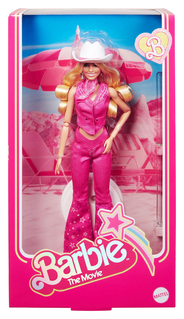 Barbie The Movie Doll Margot Robbie Barbie in Pink Western Outfit - Infinity Collectables  - #tag1#