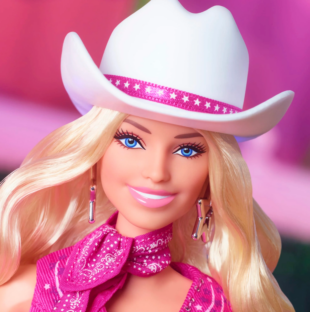 Barbie The Movie Doll Margot Robbie Barbie in Pink Western Outfit - Infinity Collectables  - #tag1#