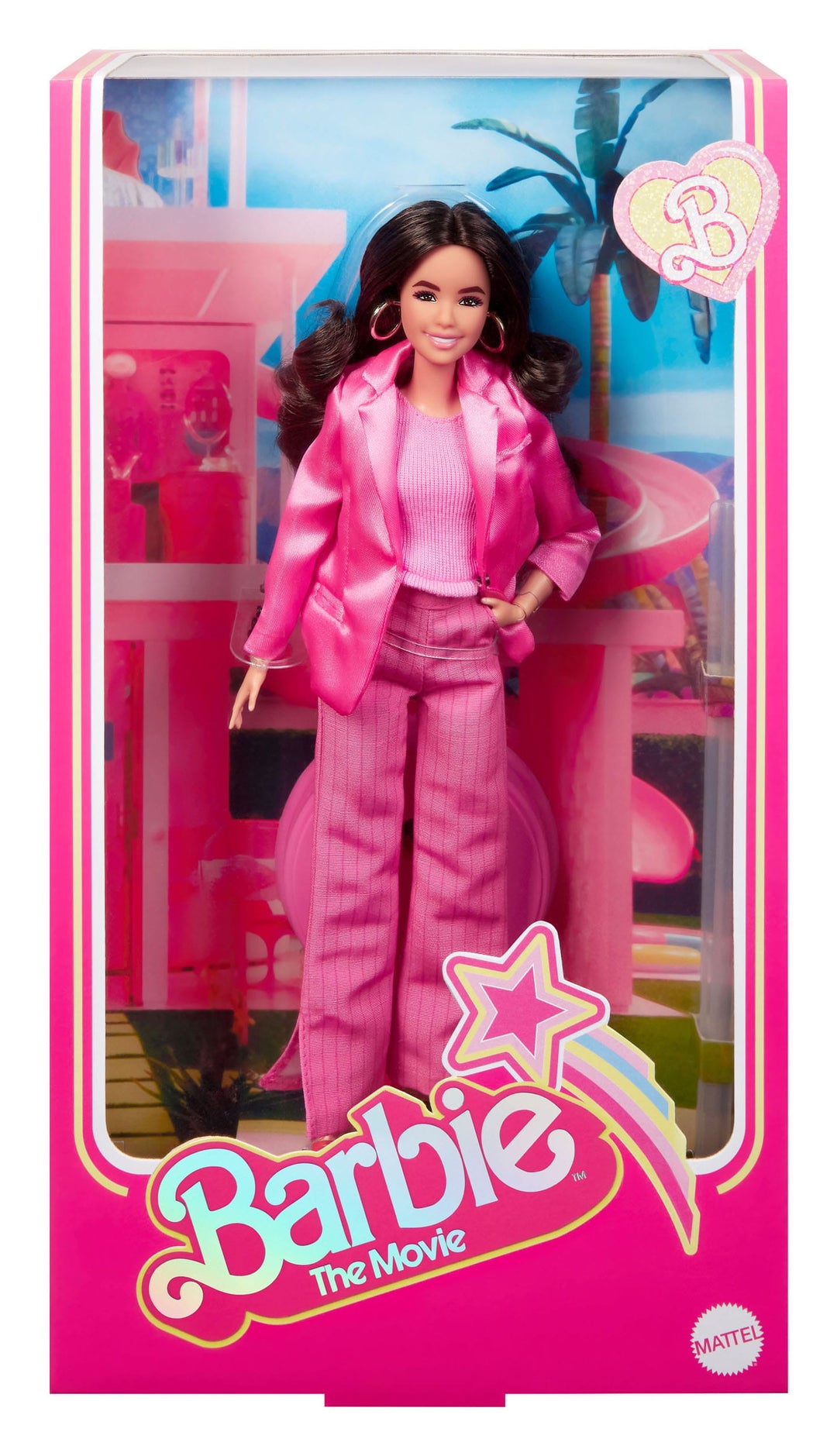 Barbie The Movie Gloria Doll Wearing Pink Power Pantsuit - Infinity Collectables  - #tag1#