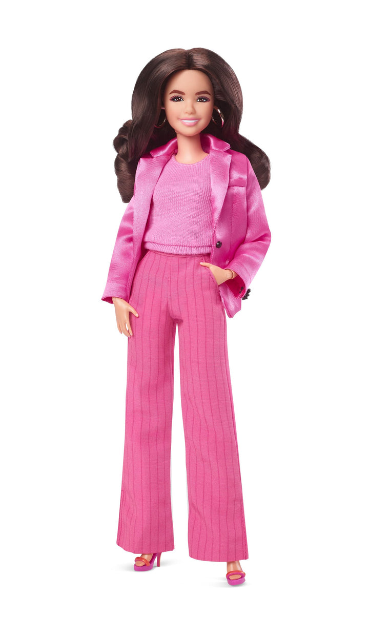 Barbie The Movie Gloria Doll Wearing Pink Power Pantsuit - Infinity Collectables  - #tag1#