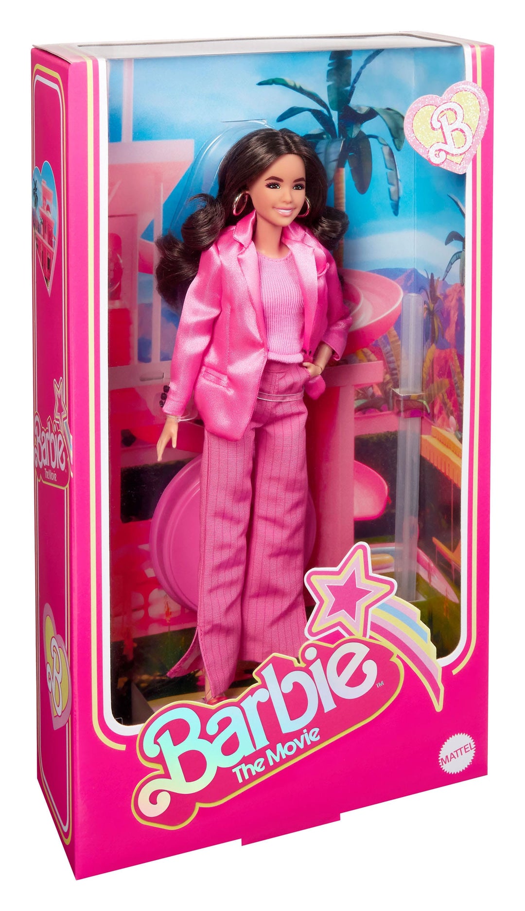 Barbie The Movie Gloria Doll Wearing Pink Power Pantsuit - Infinity Collectables  - #tag1#