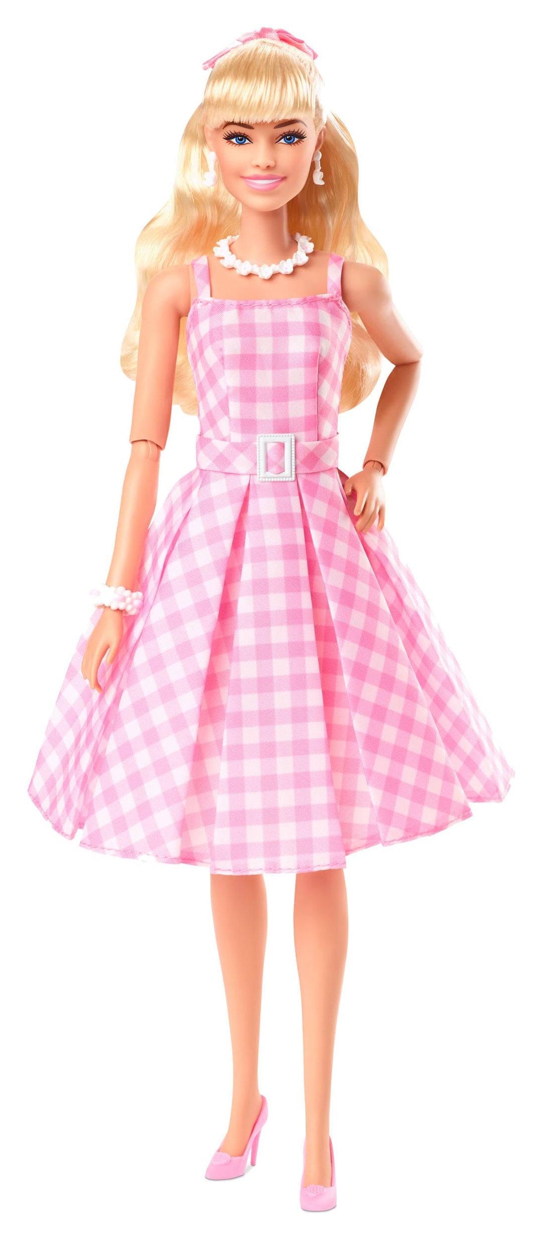 Barbie The Movie Margot Robbie As Barbie In Pink Gingham Dress - Infinity Collectables  - #tag1#