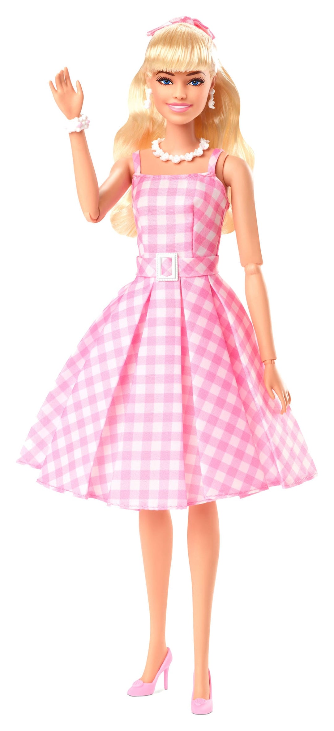 Barbie The Movie Margot Robbie As Barbie In Pink Gingham Dress - Infinity Collectables  - #tag1#