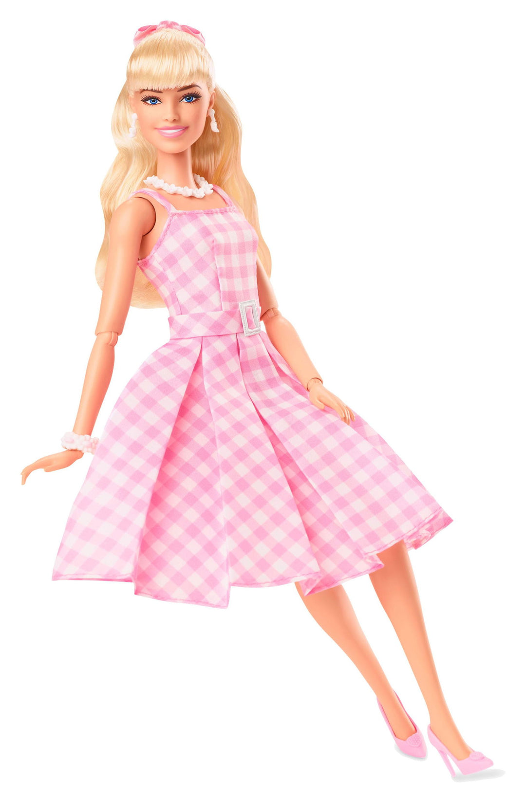 Barbie The Movie Margot Robbie As Barbie In Pink Gingham Dress - Infinity Collectables  - #tag1#