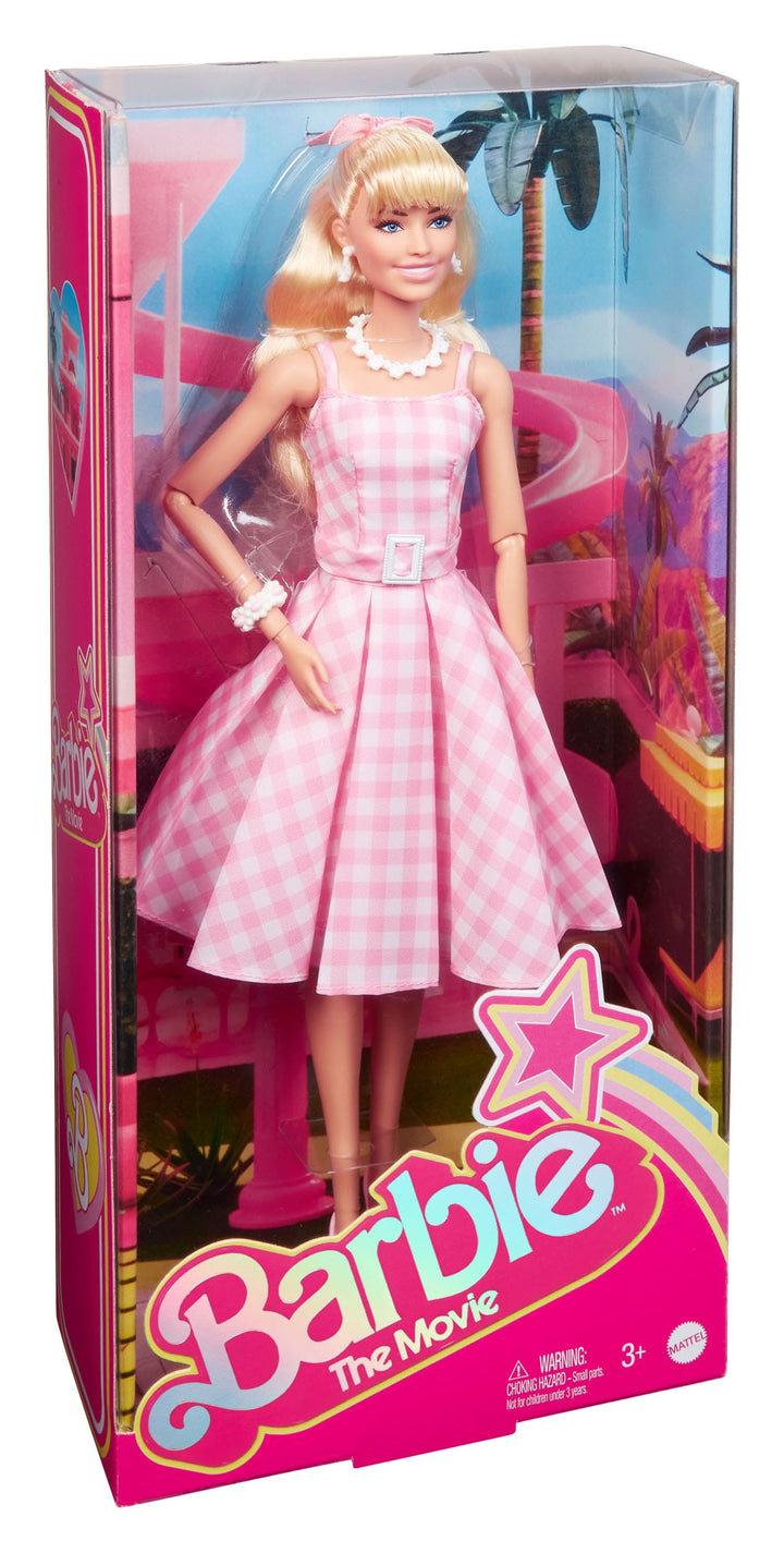 Barbie The Movie Margot Robbie As Barbie In Pink Gingham Dress - Infinity Collectables  - #tag1#