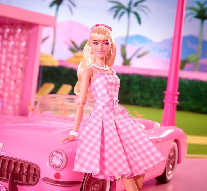 Barbie The Movie Margot Robbie As Barbie In Pink Gingham Dress - Infinity Collectables  - #tag1#