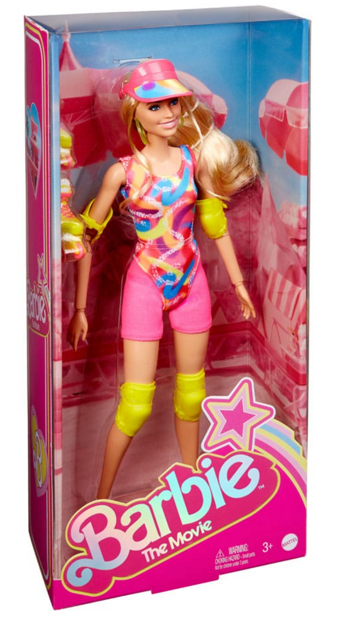 Barbie The Movie Neon Roller Skating Margot Robbie Barbie Doll - Infinity Collectables  - #tag1#