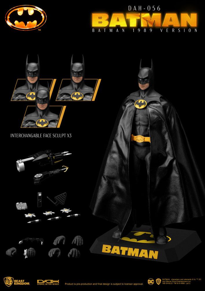 Batman (1989) Dynamic 8ction Heroes Batman Action Figure - Infinity Collectables  - #tag1#