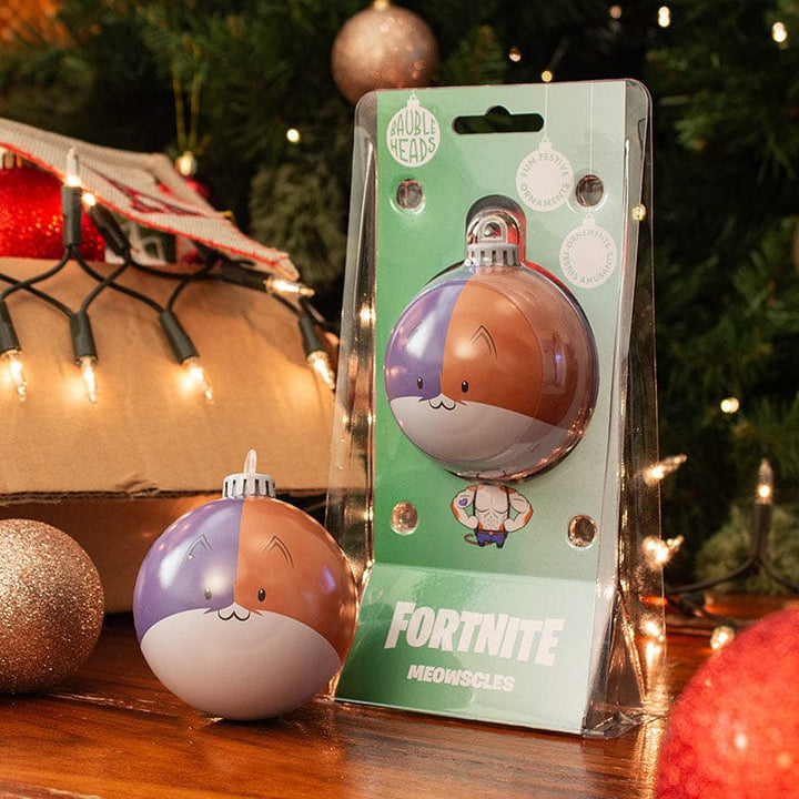 Bauble Heads Fortnite ‘Meowscles’ Christmas Decoration Ornament - Infinity Collectables  - #tag1#