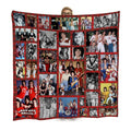 Bay City Rollers Montage Fleece Throw - Large Size 150cm x 150cm collectible from https://britishmade.gifts/