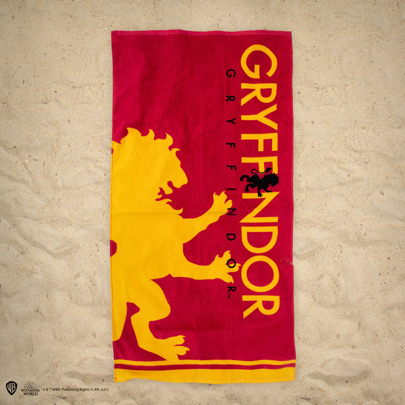 Harry Potter Gryffindor Beach Towel, close-up detail