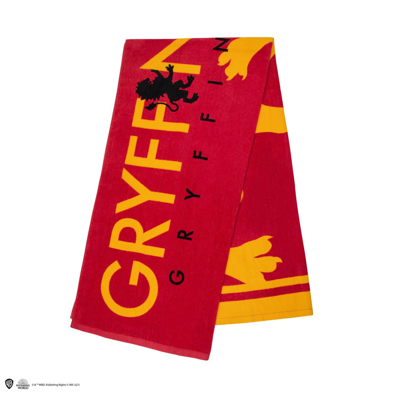 Harry Potter Gryffindor Beach Towel, rear view